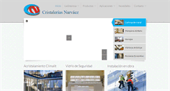 Desktop Screenshot of cristaleriasnarvaez.com